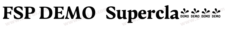 FSP DEMO   Supercla字体转换